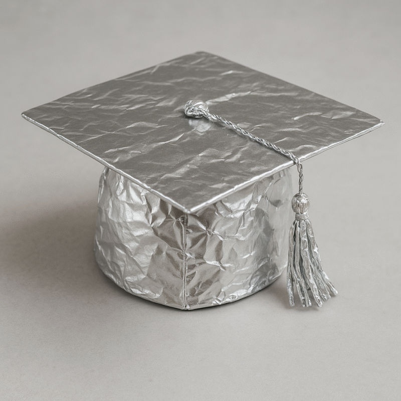 Sølvpapirshat - tak ChatGPT ;)